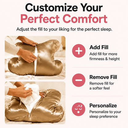 Anti-wrinkle Pillow and Pillowcase